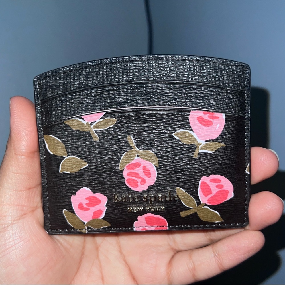 Kate Spade rose card holder